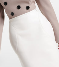 Alaia Leather pencil skirt