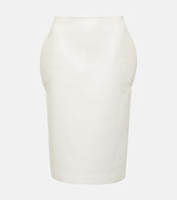 Alaia Leather pencil skirt - Alaia 皮革铅笔裙
