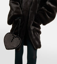 Alaia Leather-trimmed coat