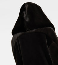 Alaia Leather-trimmed coat