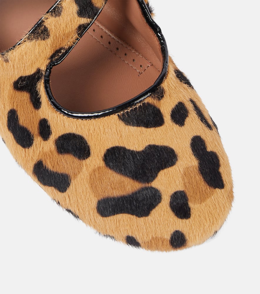 Alaia Leopard-print ballet flats