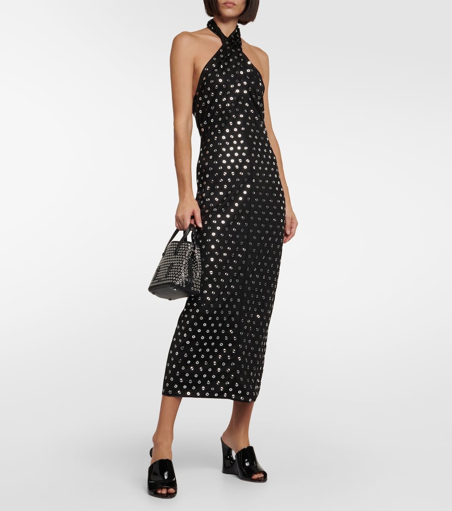 Alaia Mina 20 embellished leather tote bag
