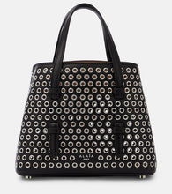 Alaia Mina 20 embellished leather tote bag. Shop Alaia Top-Handle Bags for women now.