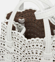 Alaia Mina Mini leather crossbody bag