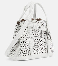 Alaia Mina Mini leather crossbody bag