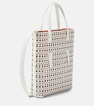Alaia Mina NS Neo Vienne leather tote bag