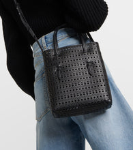 Alaia Mina Ns Vienne Wave leather tote bag