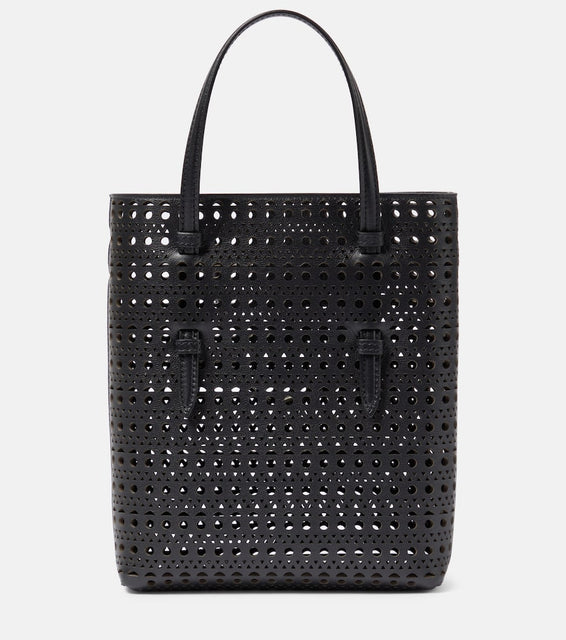 Alaia Mina Ns Vienne Wave leather tote bag. Shop Alaia Top-Handle Bags for women now.
