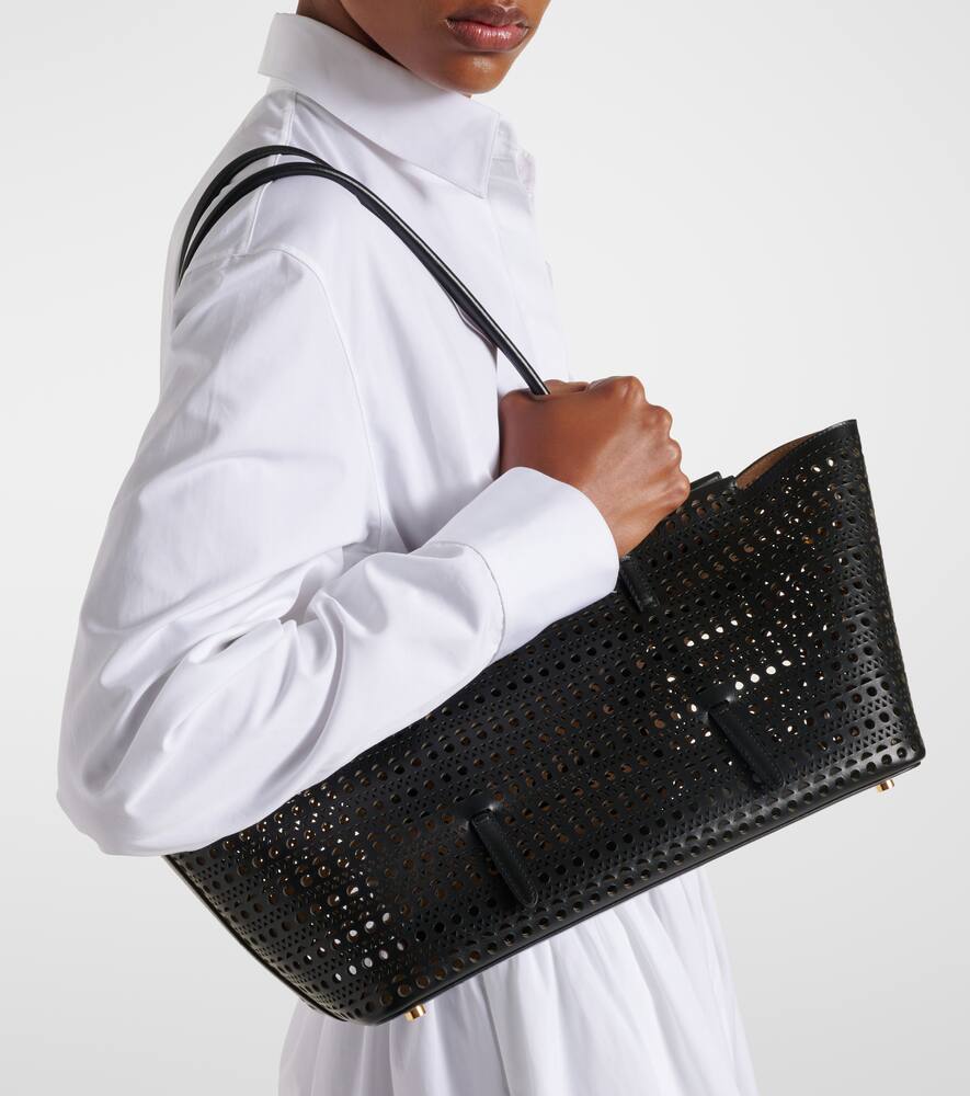 Alaia New Mina 32 leather shoulder bag