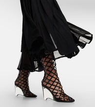 Alaia Off-shoulder jersey midi dress