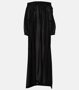Alaia Off-shoulder maxi dress