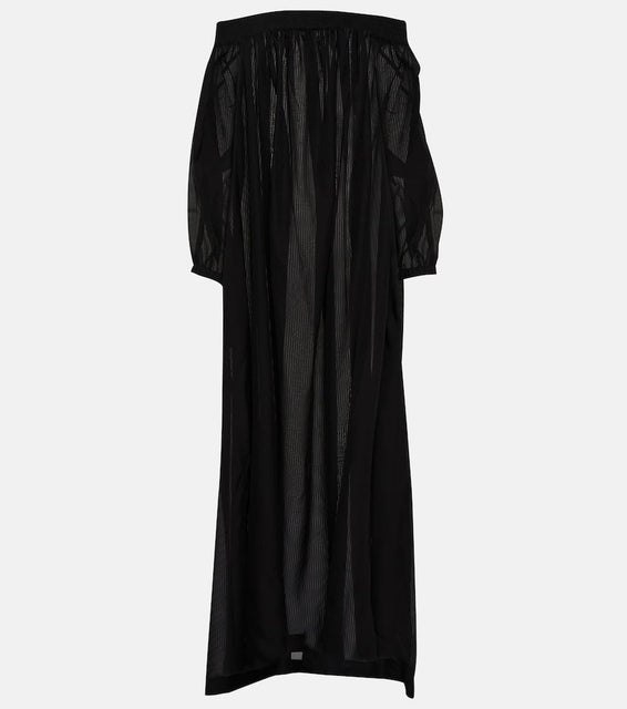 Alaia Off-shoulder maxi dress