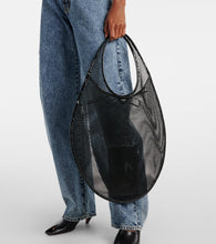 Alaia One Piece XL fishnet shoulder bag