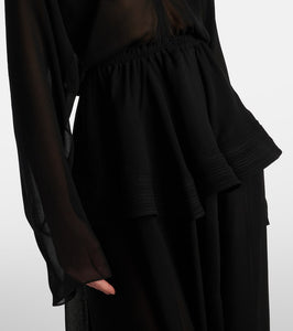 Alaia Peplum midi dress