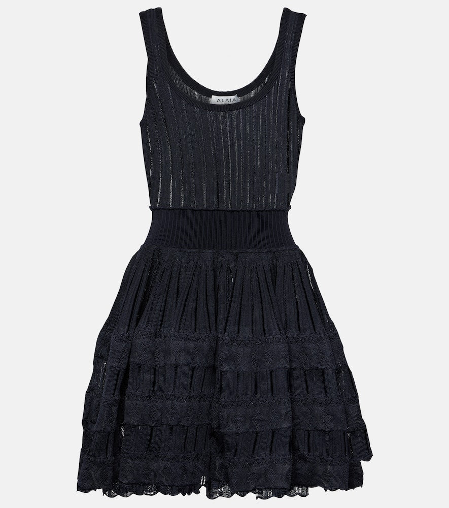 Alaia Ribbed-knit minidress