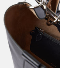 Alaia Ring Large leather bucket bag