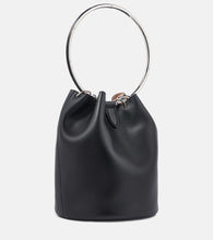 Alaia Ring Large leather bucket bag
