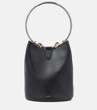 Alaia Ring Large leather bucket bag. Shop Alaia Top-Handle Bags for women now.