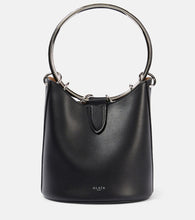 Alaia Ring Medium leather bucket bag. Shop Alaia Top-Handle Bags for women now.