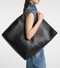 Alaia Ring XL leather tote bag