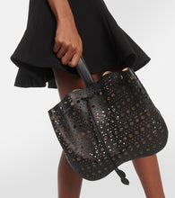 Alaia Rose Marie 28 Vienne leather tote bag