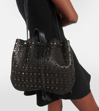 Alaia Rose Marie 28 Vienne leather tote bag