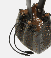 Alaia Rose Marie Mini Vienne leather clutch