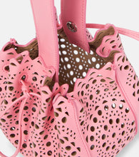 Alaia Rose Marie leather bucket bag