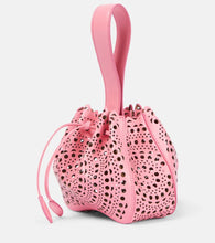 Alaia Rose Marie leather bucket bag