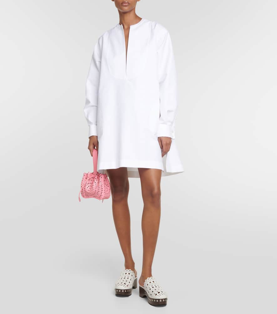 Alaia Rose Marie leather bucket bag