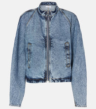 Alaia Round Racing denim jacket - Alaia Round Racing 牛仔夹克