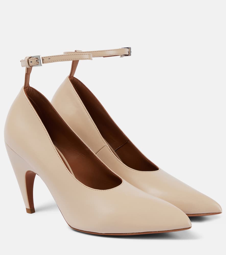 Alaia Shark leather pumps