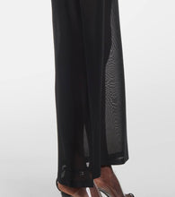 Alaia Sheer knitted midi dress
