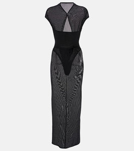 Alaia Sheer maxi dress
