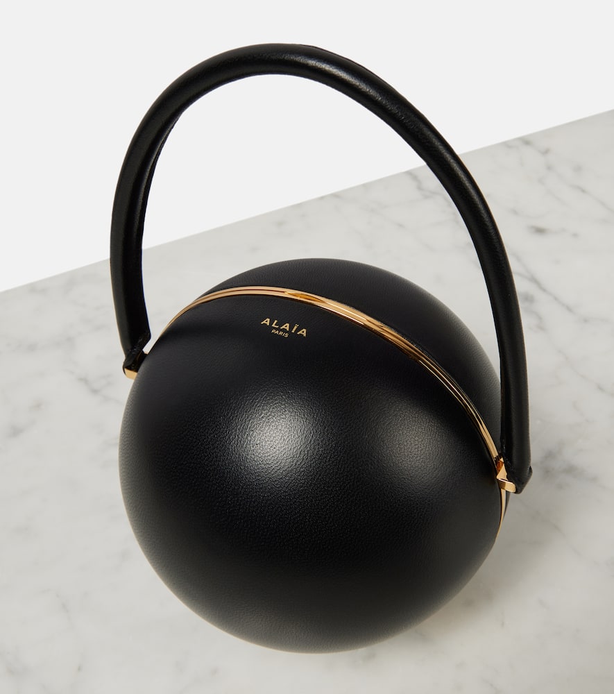 Alaia Sphere leather tote bag