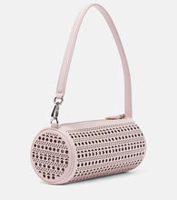 Alaia Tube perforated leather shoulder bag
