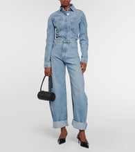 Alaia Tube perforated leather shoulder bag