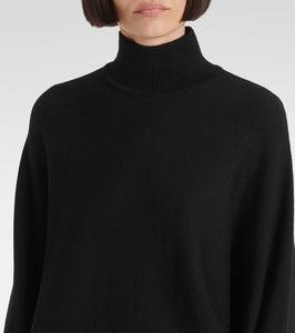 Alaia Turtleneck wool-blend minidress