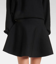 Alaia Turtleneck wool-blend minidress