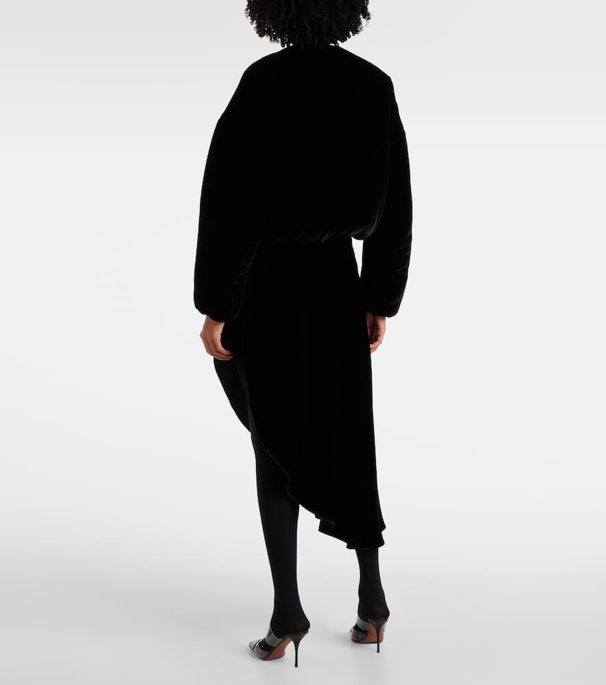Alaia Velvet bomber jacket