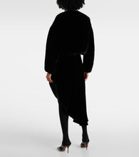 Alaia Velvet bomber jacket