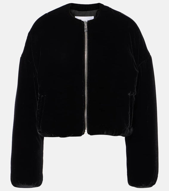 Alaia Velvet bomber jacket