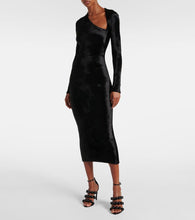 Alaia Velvet midi dress