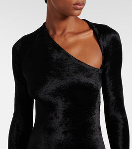 Alaia Velvet midi dress
