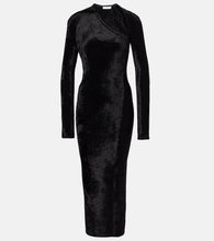 Alaia Velvet midi dress