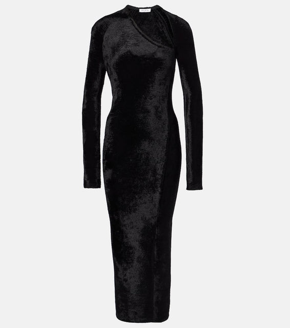 Alaia Velvet midi dress