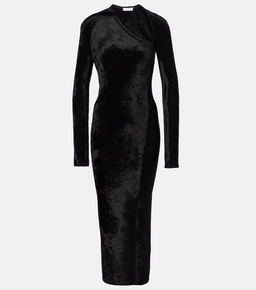 Alaia Velvet midi dress
