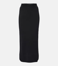 Alaia Vienne cutout jersey midi skirt - Alaia Vienne 挖剪平纹针织中长半身裙