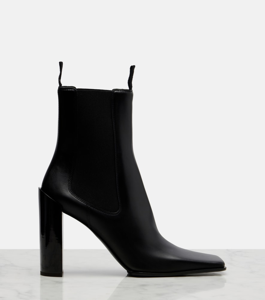 Alaia 90 leather Chelsea boots - Black High Heels