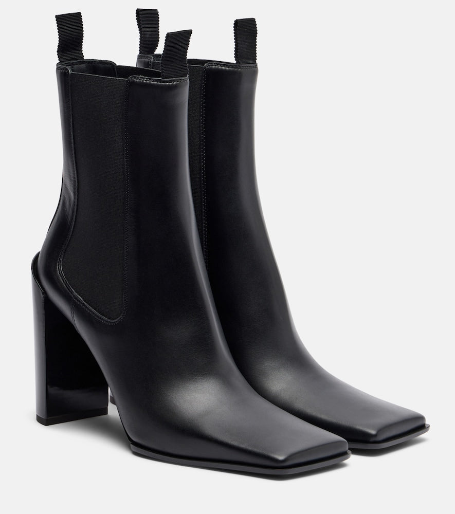 Alaia 90 leather Chelsea boots - Black High Heels